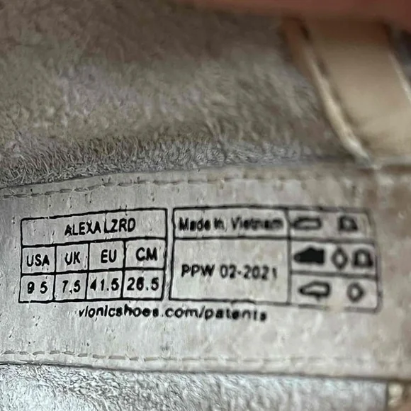 Vionic Alexa Lizard Gray Snake Print Round Toe Ballet Flats Shoes Size US 9.5 - Picture 16 of 16